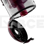 Пылесос BRAYER BR4211 черный/бордовый, 400/2200 Вт, уборка сухая, пылесборник контейнер, 3 л, фото4