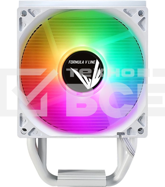 Устройство охлаждения (кулер) Aerocool Formula Ice Burg ARPW 4P ARGB белый 90мм алюминий+медь 1600rpm 34db 4-pin 170W 131мм