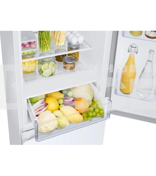 Холодильник Samsung RB34C670EWW/EF белый двухкамерный 230/114л морозилка снизу, No Frost