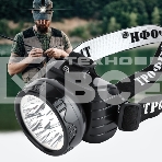 Фонарь налобный светодиодный Трофи TG9 ударопрочный, 9 LED, 2 режима, аккумуляторный, чёрный, фото3
