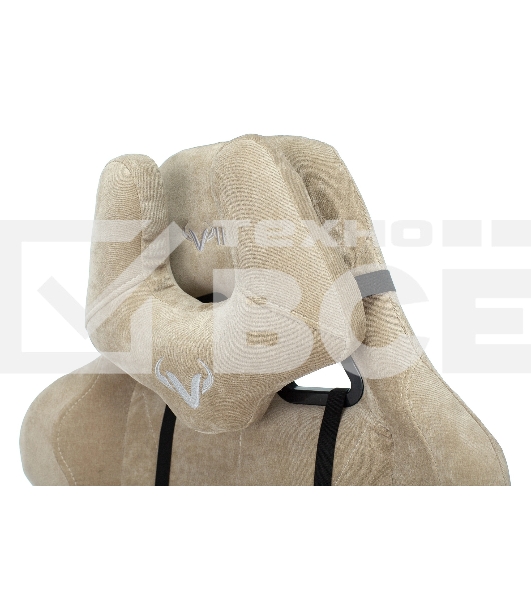 Кресло игровое Бюрократ VIKING KNIGHT LT21 FABRIC песочный крестовина металл/пластик