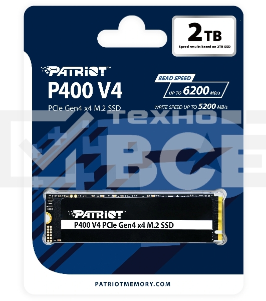 Накопитель SSD Patriot M.2 2280 2Tb P400VP2TBM28H