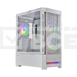 Компьютерный корпус Cougar Airface RGB White, 2х140мм + 1x120mm ARGB Fan, ARGB Fan Hub, без БП, белый, ATX