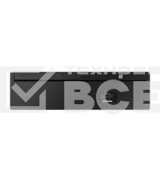 Клавиатура беспроводная Maxvi KWS-02 dark grey