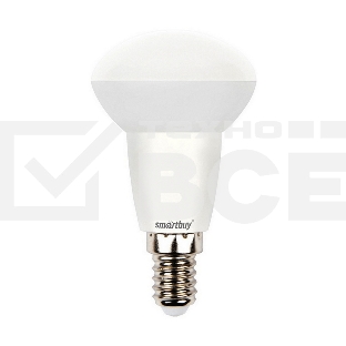Светодиодная лампа Smartbuy R50-06W/4000/E14. цоколь Е14, 6 Вт, 220 В, 30000 ч, 4000 К
