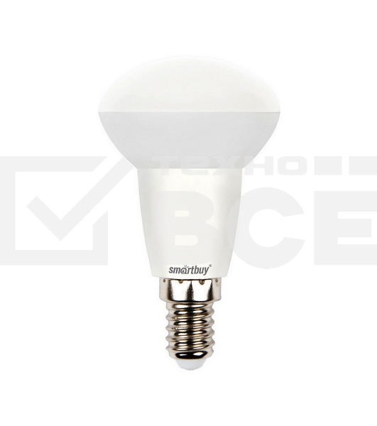 Светодиодная лампа Smartbuy R50-06W/4000/E14. цоколь Е14, 6 Вт, 220 В, 30000 ч, 4000 К