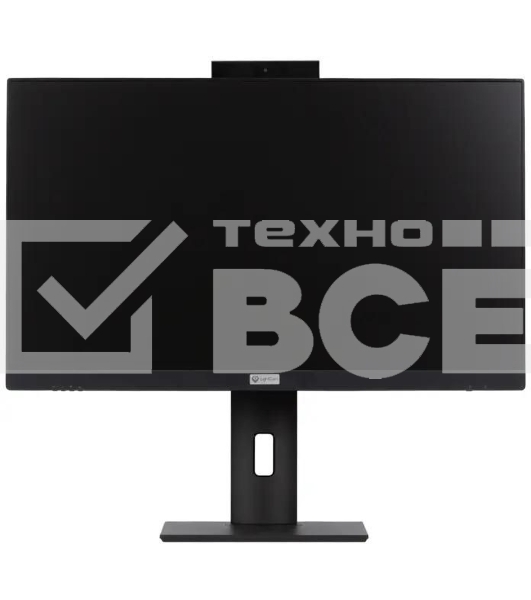 Монитор 27' Lightcom V-Max ПЦВТ.852859.300-02 IPS 1920x1080, 75 Гц, 4 мс, 16:9, 300 кд/м², VGA, HDMI, DP, USB Hub (2x USB-A + 1x USB-C), 3.5 Jack, динамики, веб-камера, черный