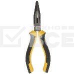 Удлиненные плоскогубцы Deli DL0101 160 мм, двухкомпонентная прорезиненная рукоять, фото 1