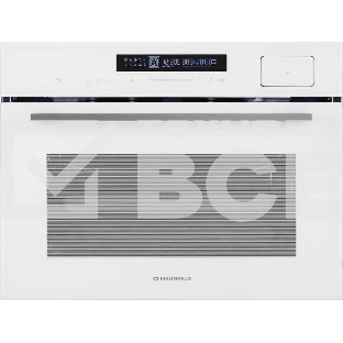 Духовой Шкаф электрический с паром Maunfeld MCMO5016STGW, 50л, дверца с 2 стеклами, белый