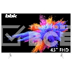 Телевизор BBK 42.5' 43LEM-1054/FTS2C (W) белый DLED FHD 60Hz, фото 1