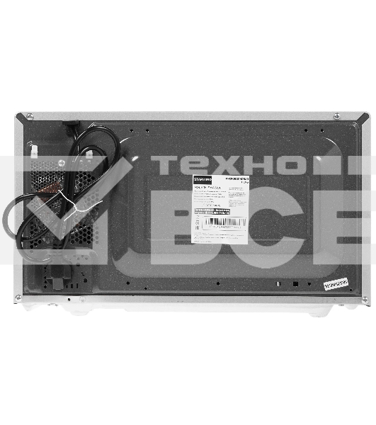 Микроволновая печь Starwind SMW5220 серебристый, 20 л, 700 Вт, переключатели - кнопки, поворотный механизм