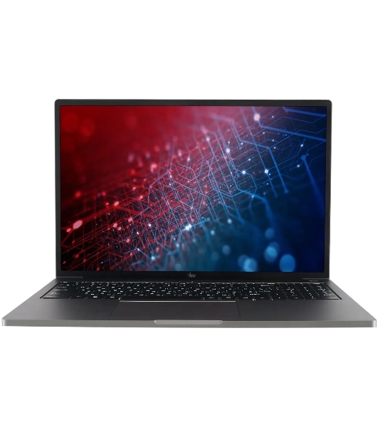 Ноутбук IRU Strato 16ALMR Core i5 12450H 16Gb SSD256Gb Intel UHD Graphics 16' IPS FHD (1920x1200) Windows 11 Pro grey WiFi BT Cam 5400mAh (2142315)