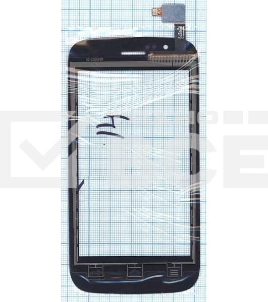 Сенсорное стекло (тачскрин) для Explay A400, черное
