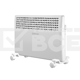 Обогреватель Thermex Hygge 1 белый, 1000 Вт, 15 м2, термостат