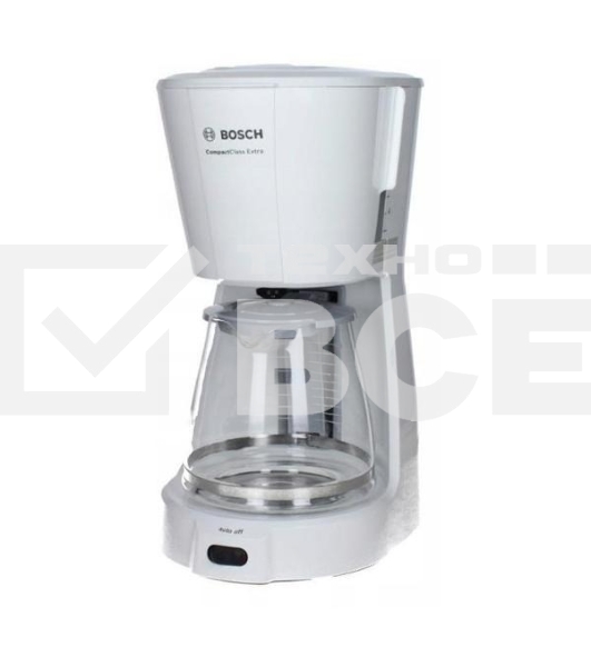 Кофеварка капельная Bosch TKA3M131 белый, исп. кофе - молотый, 1.4 л, 1200 Вт.