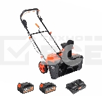 Снегоуборщик аккумуляторный Patriot PE 2842 UES 20V MAX*2; 2АКБ 4Ah+З\У, фото5