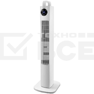 Колонный вентилятор BRAYER BR4957, эл..упр.,пульт ДУ,вращение,мощ-ть60Вт, LED дисплей, 3 скор.Таймер