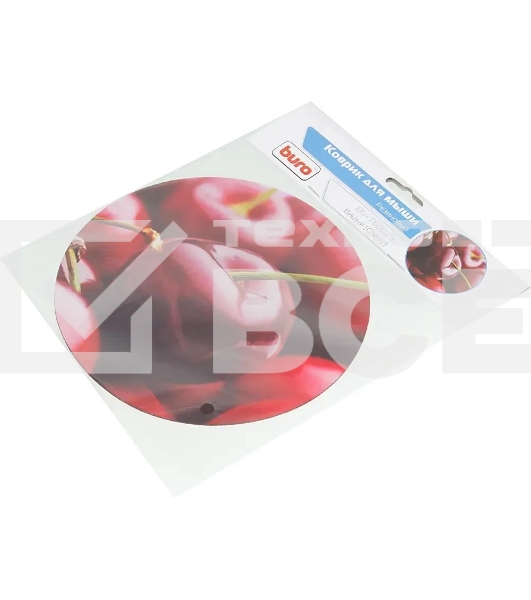 Коврик для мыши Buro BU-T60029 рисунок/вишня