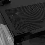 Компьютерный корпус HSPD F330, Panoramic Mini-tower, черный, TG, 0.5 SPCC, 3x120мм ARGB mATX, mITX 160/400/200мм 1x2.5', 2x3.5', 4xPCI 1xUSB-C 3.0, 2xUSB-A1.0 428x280x375мм, фото3