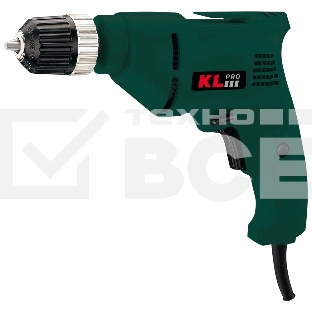 Профессиональная дрель KLPRO KLNM61210 (сеть, 500 Вт, 0-3500об/мин, 10 мм)