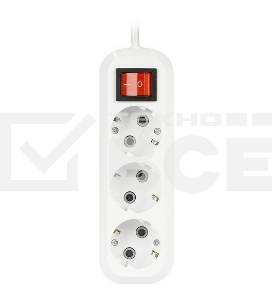 Удлинитель Smartbuy (SBE-16-3-10-ZS) 3 гнз х 10 м (16А/3.5кВт, ПВС 3х1.0)
