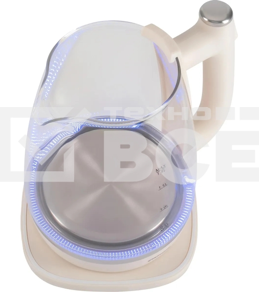 Чайник электрический Starwind SKG4042 1.8л. 1800Вт слоновая кость корпус: стекло