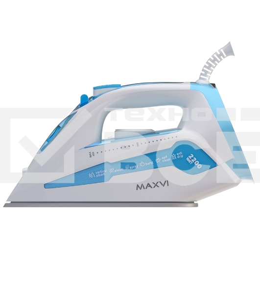 Утюг Maxvi SI2202 белый/голубой