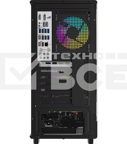 Компьютерный корпус Formula V Line MANA Dynamic Black AR, ATX, TYPE-C*1, USB3.0*2, FRONT 3x120мм ARGB, REAR 1x120мм ARGB