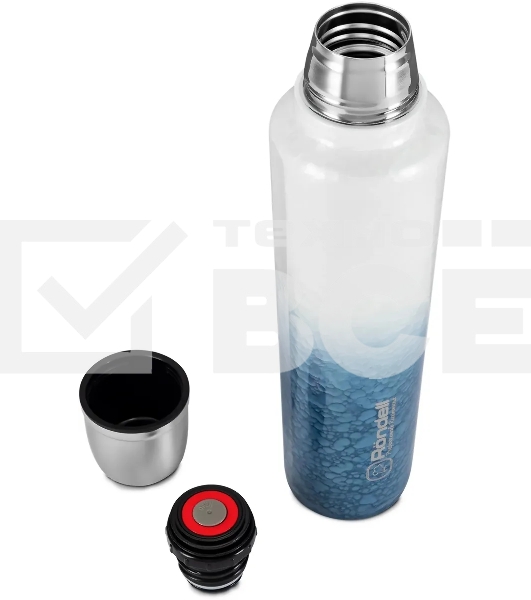 Термос для напитков Rondell Nubes RDS-1970 1 л. серый, картонная коробка