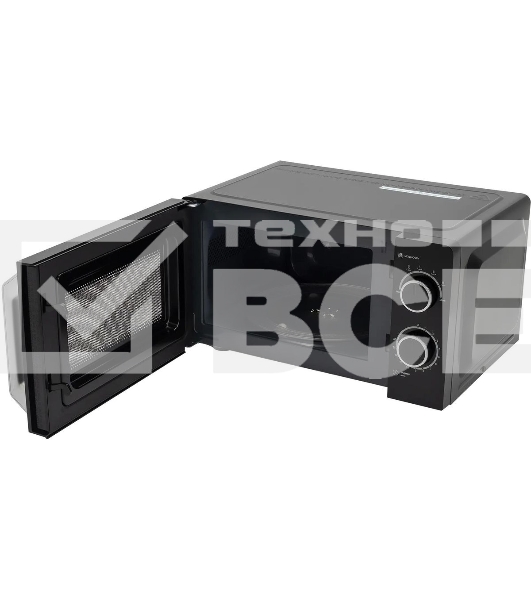 Микроволновая печь Hyundai HYM-M2052 черный, 20 л, 700 Вт, переключатели - поворотный механизм