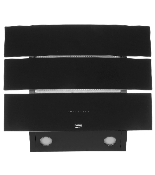 Вытяжка наклонная Beko HCA 62640 B чёрный, 60 см, 537 м³/ч, 48 дБ