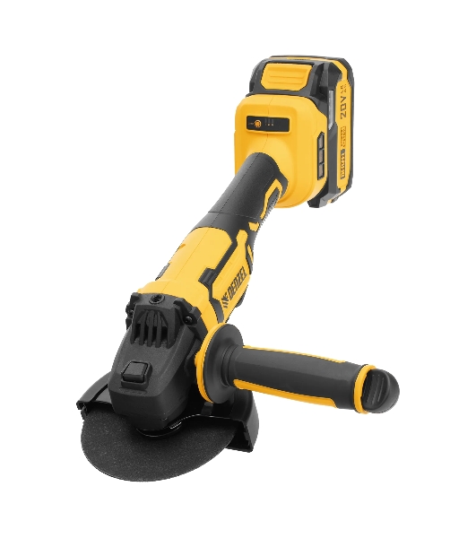 Машина шлифовальная угловая Denzel аккумуляторная бесщет. AGH-BL-20-125, Li-Ion, 20 В