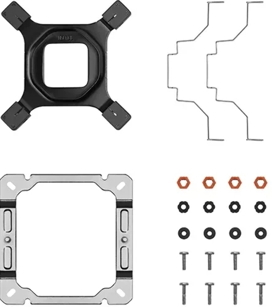 Кулер DEEPCOOL AK400 260W LGA1700/1200/115X/AM4 (18шт/кор, TDP , PWM, Fan 120мм, 4 тепл. трубки, черный) RET <AK400>
