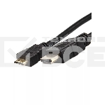 Кабель HDMI-19M --- MiniHDMI-19M ver 2.0+3D/Ethernet,1m Telecom <TCG205-1M> Кабель HDMI-19M --- MiniHDMI-19M ver 2.0+3D/Ethernet,1m Telecom <TCG205-1M>, фото 1