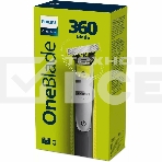 (Оригинал) Триммер Philips OneBlade QP2730/20 черный/лайм. 1 насадка, фото2
