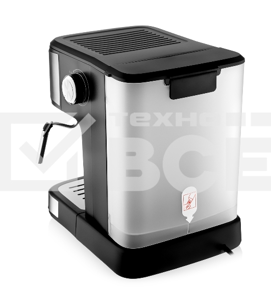 Кофеварка рожковая BRAYER BR1114 черный, исп. кофе - молотый, 1.5 л, 1100 Вт, 20 Бар.