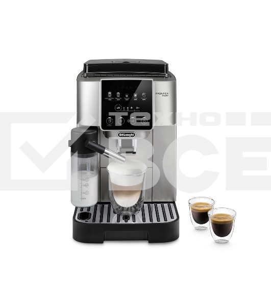 Кофемашина автоматическая DeLonghi ECAM220.80.SB серебристый, исп. кофе - молотый/зерновой, 1.8 л, 1450 Вт, 15 Бар.