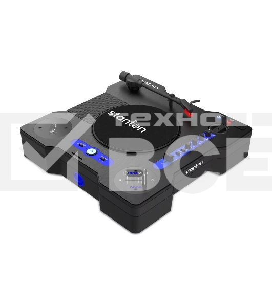 Виниловый проигрыватель [STX] Stanton [Stanton STX] портативный, для скретча, мини Innofader, перезаряжаемые батареи, встроенный динамик, Bluetooth, USB