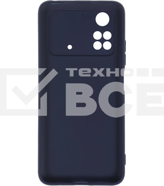 Чехол (клип-кейс) DF poCase-03 для Xiaomi Poco M4 Pro синий