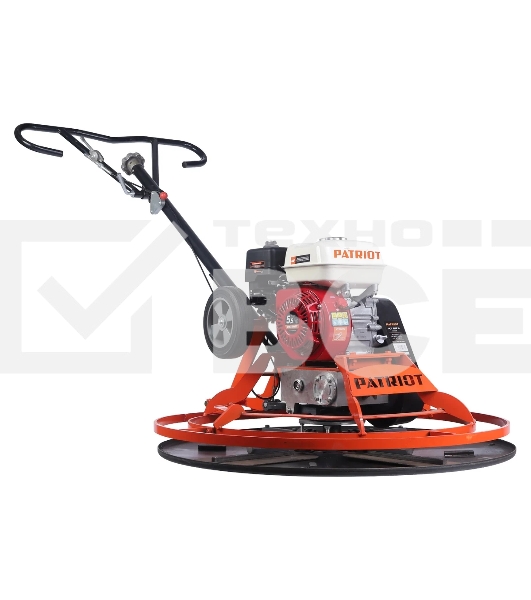 Машина затирочная по бетону PATRIOT PCT 1000W Honda (бензиновая) (1+1) 5,5 л.с., 1.4 л/ч, 3.6 л