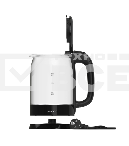 Чайник электрический Maxvi KE1741G черный