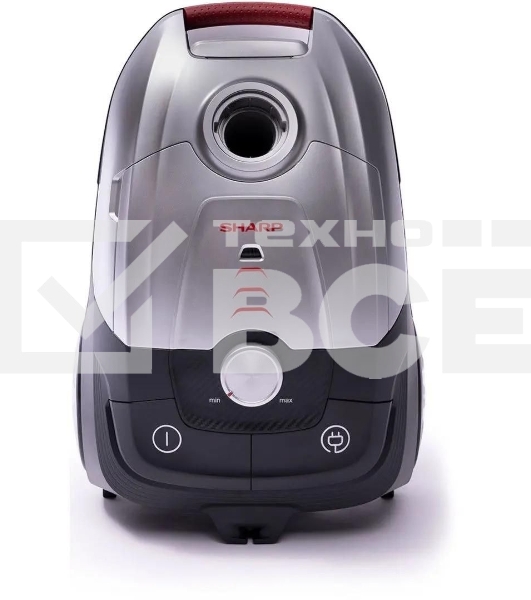 Пылесос Sharp ECJB19RS серебристый, 350/1900 Вт, уборка сухая, пылесборник мешок 2.3 л