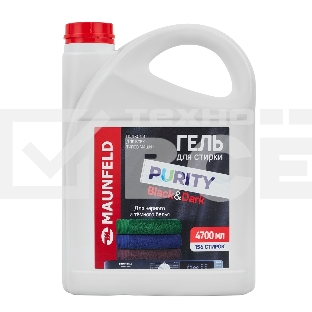 Гель для стирки Maunfeld Purity Black&Dark 4700 мл MWL4700PB