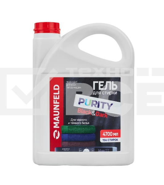 Гель для стирки Maunfeld Purity Black&Dark 4700 мл MWL4700PB