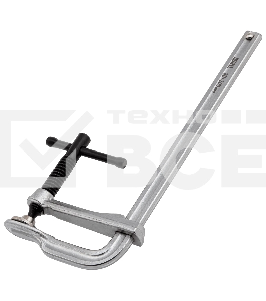 Струбцина Denzel F-образная, 80x200 мм, кованая