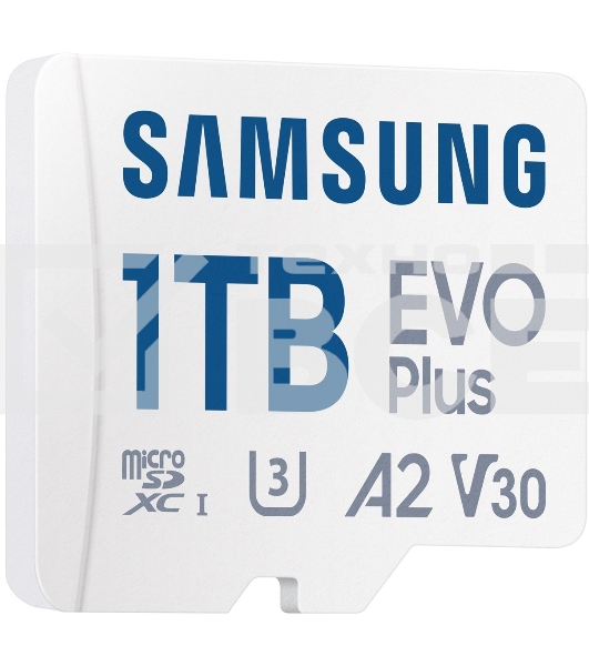 Флеш карта Samsung EVO Plus MicroSDXC MB-MC1T0SA/KR 1Tb A2 U3 V30 +SD Adapter