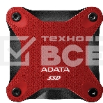 Внешний SSD ADATA SD620, 512 Gb, USB 3.2 Gen 2 Type-A, R/W 520/460, красный, фото11