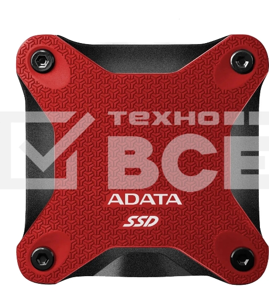 Внешний SSD ADATA SD620, 512 Gb, USB 3.2 Gen 2 Type-A, R/W 520/460, красный
