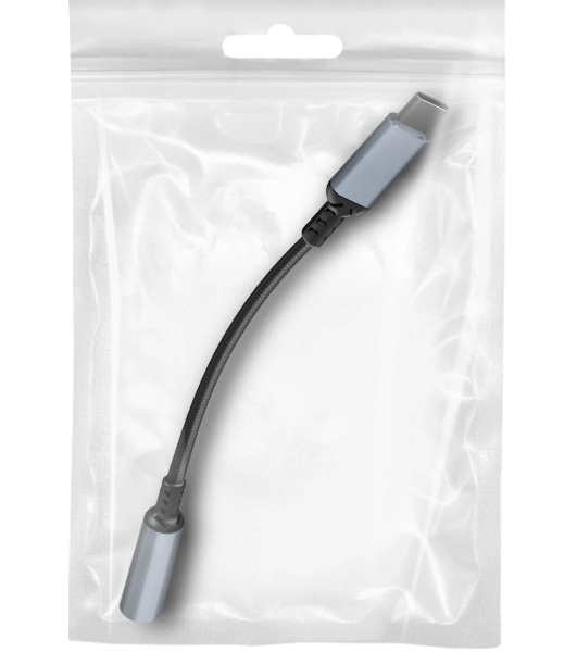 Переходник Defender JACK03-01 PRO 3.5 jack (F)-Type-C(M) c ЦАП 1