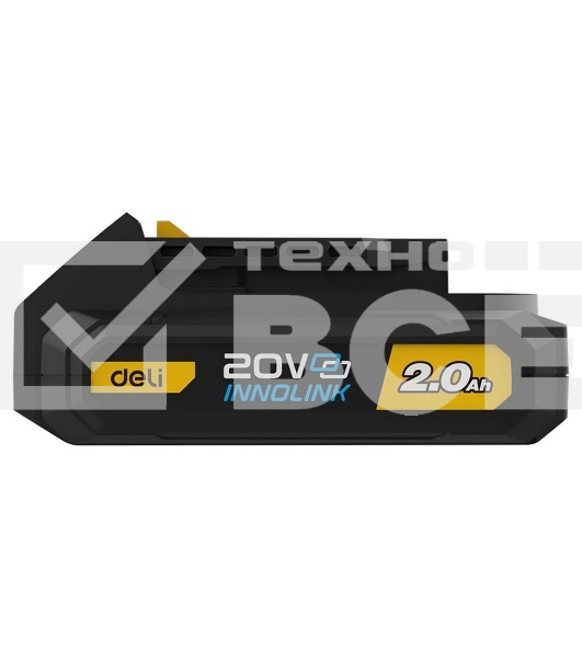 Аккумулятор Deli DL-DC20A2 (2А*ч, 20В, Li-ion)